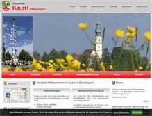 Tablet Screenshot of kastl-obb.de